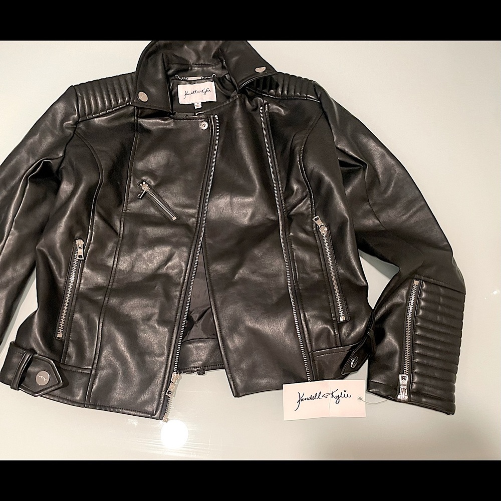Kendall & Kylie Faux Leather Jacket Size Small New with tags!